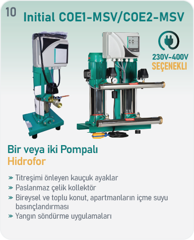 Initial COE1-MSV / COE2-MSV